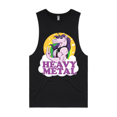 Heavy Metal Unicorn Tank Tee Thumbnail