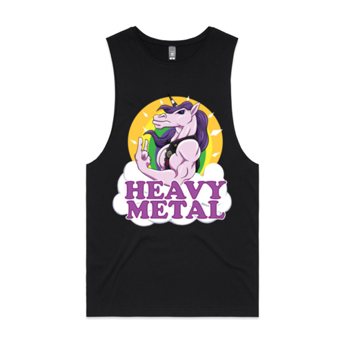 Heavy Metal Unicorn Tank Tee Thumbnail