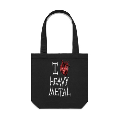 I Heart Heavy Metal Carrie Bag Thumbnail