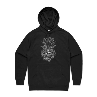Baphomet Skull Hoodie Thumbnail